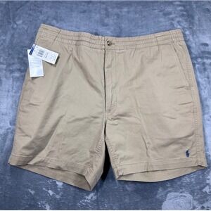 Polo Ralph Lauren Mens XXL Classic Fit 6 Inch Chino Shorts Khaki Tan NWT 40